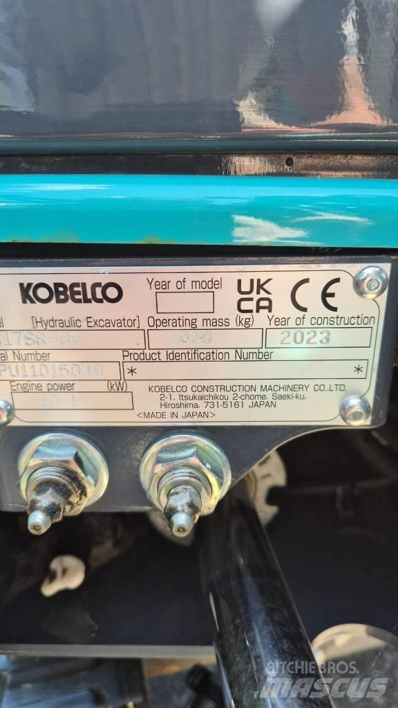 Kobelco SK 17 SR Minigrävare < 7t