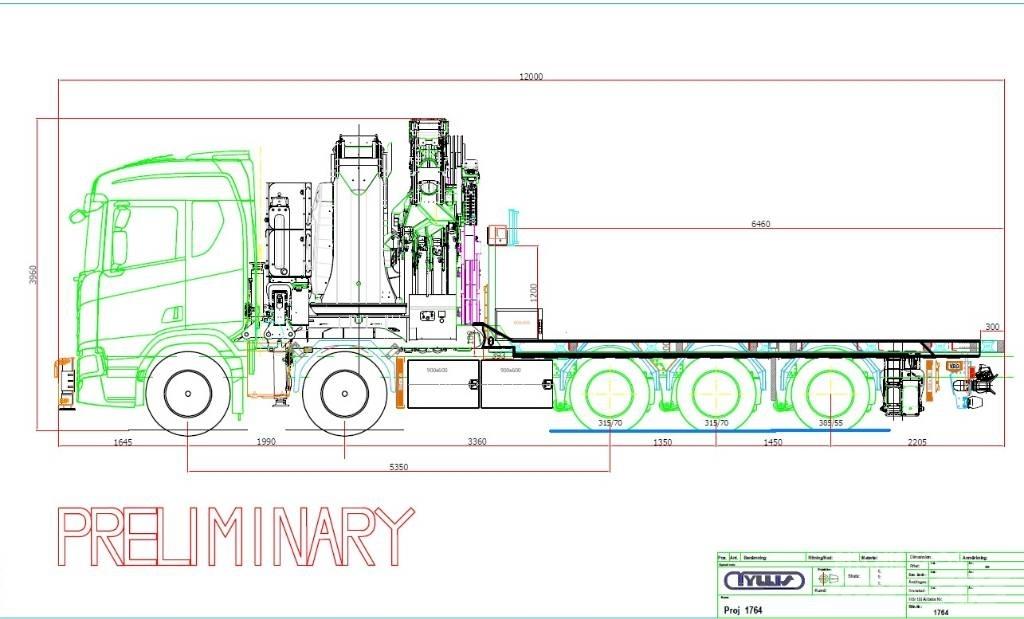 Scania R660 Kranbilar