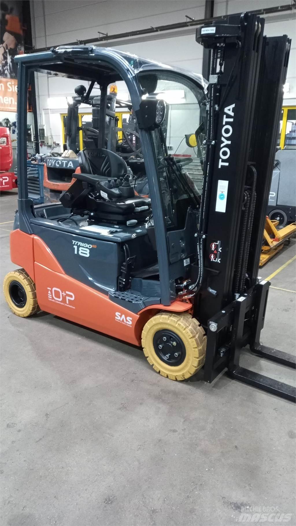 Toyota 8FBM18T Elmotviktstruckar