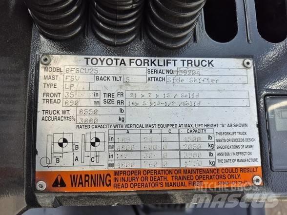 Toyota 8 FGCU 25 Övriga motviktstruckar