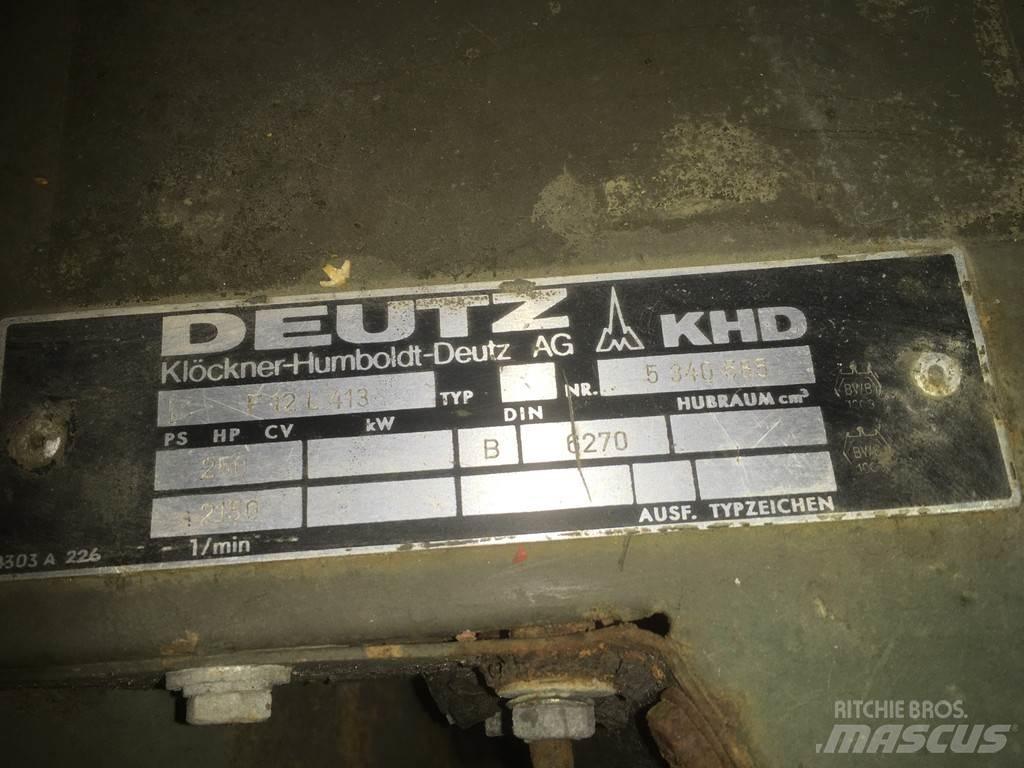 Deutz F12L413 USED Entreprenad - Övrigt