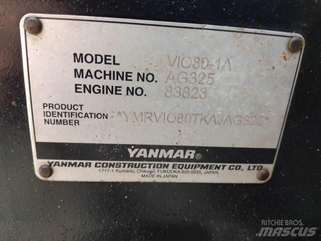 Yanmar ViO80-1a Bandgrävare