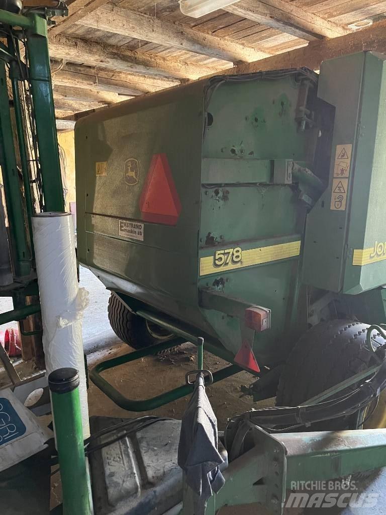 John Deere 578 Rundbalspressar