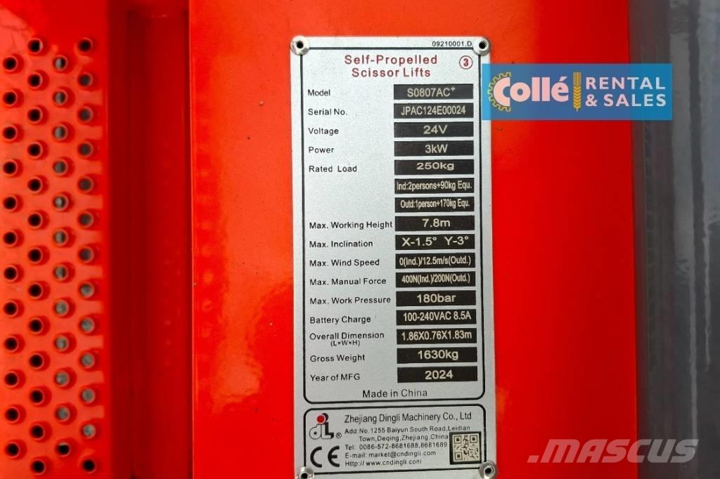 Dingli S0807AC+ | 2025 Saxliftar