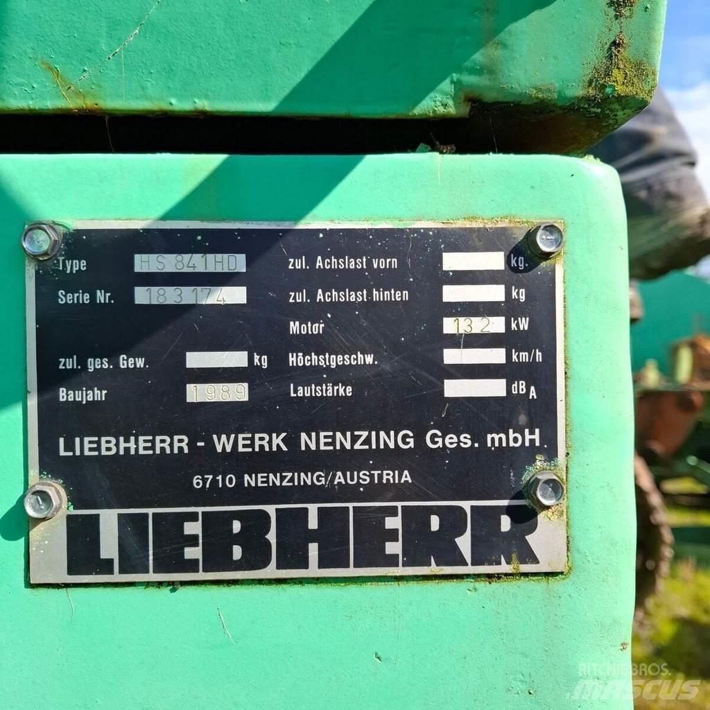 Liebherr HS 841 Bangående Kranar
