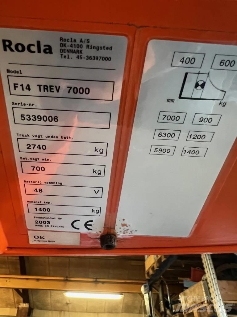 Rocla F 14 Trev 7000 Skjutstativtruck