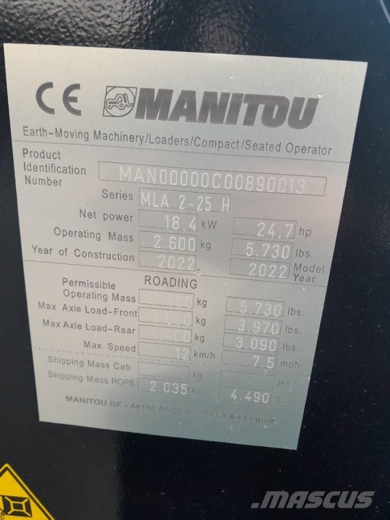 Manitou MLA 2-25 Kompaktlastare