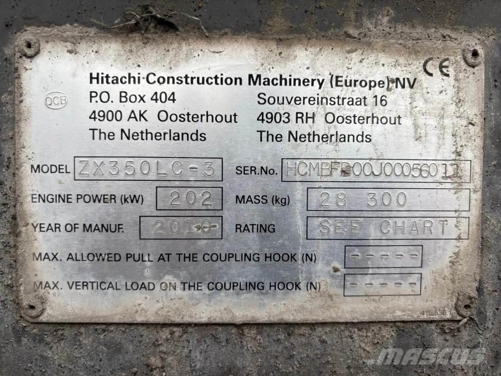 Hitachi ZX350LC-3 Bandgrävare