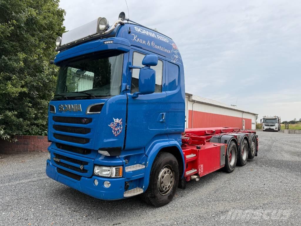 Scania R520 8x4 Lastväxlare med kabellift