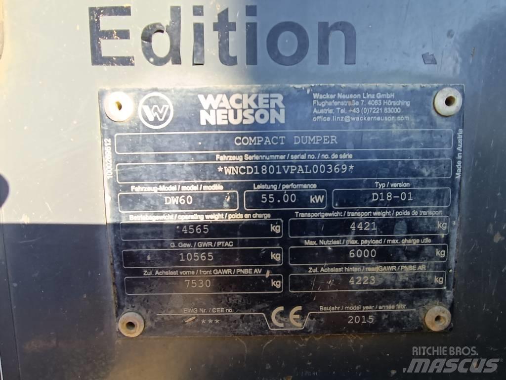 Wacker Neuson DW 60 Minidumprar