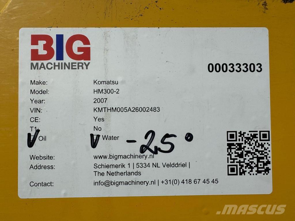 Komatsu HM300-2 Midjestyrd dumper