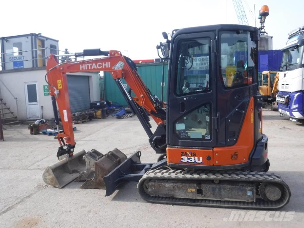 Hitachi ZX 33 U-6 Minigrävare < 7t