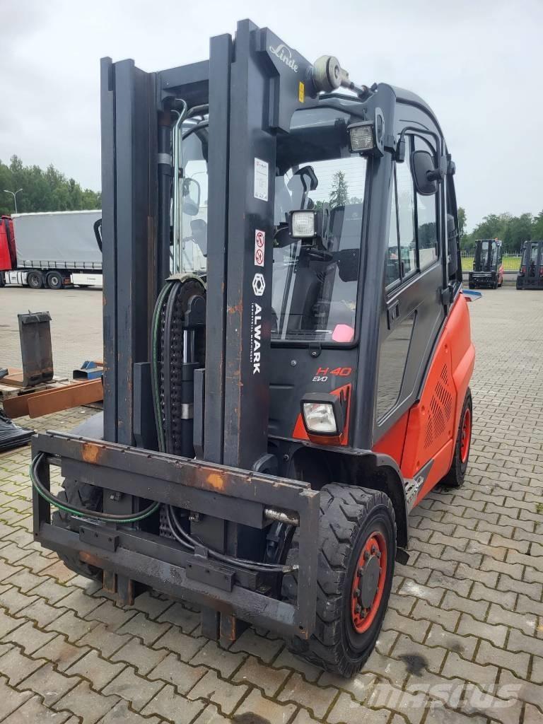 Linde H40T Gasolmotviktstruckar