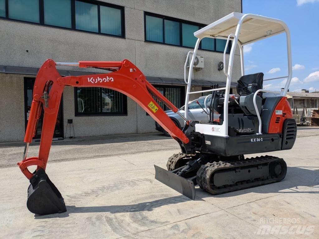 Kubota KX 36-3 Minigrävare < 7t