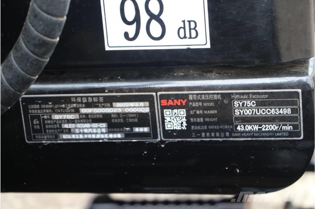 Sany sy75 Bandgrävare
