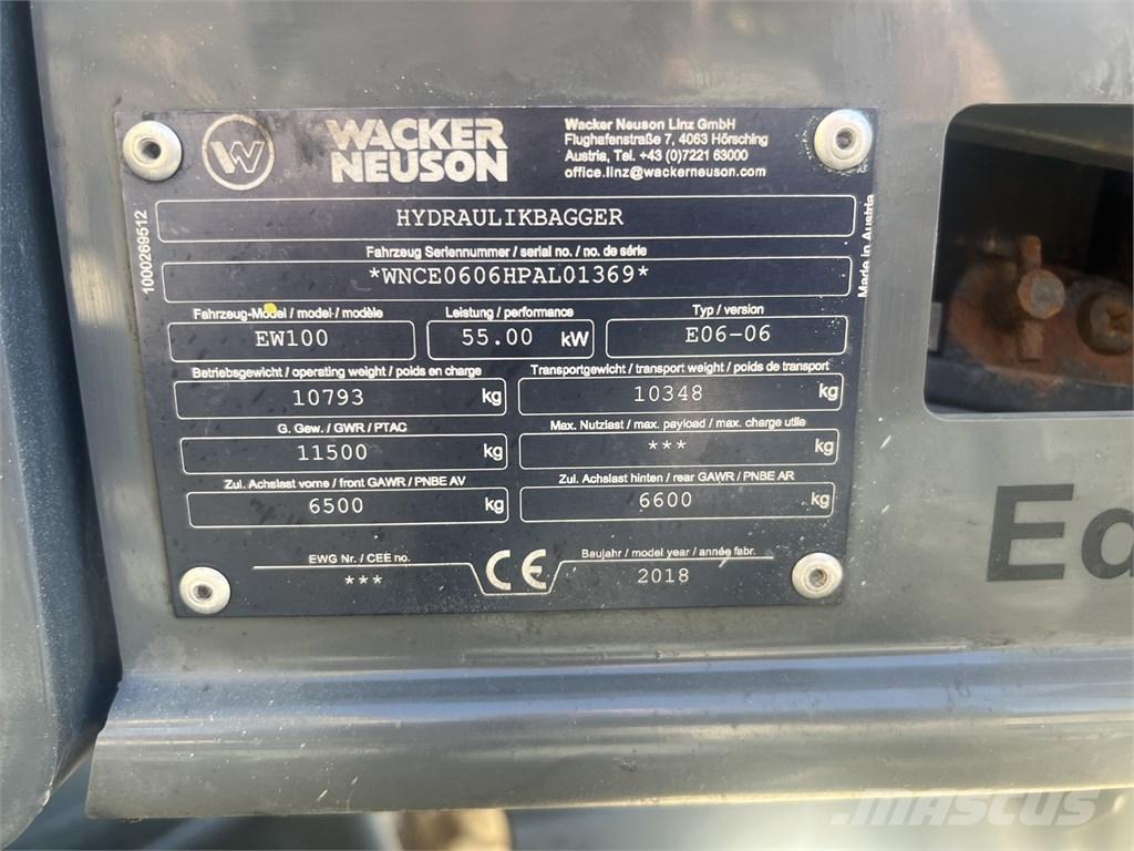 Wacker Neuson EW 100 Hjulgrävare