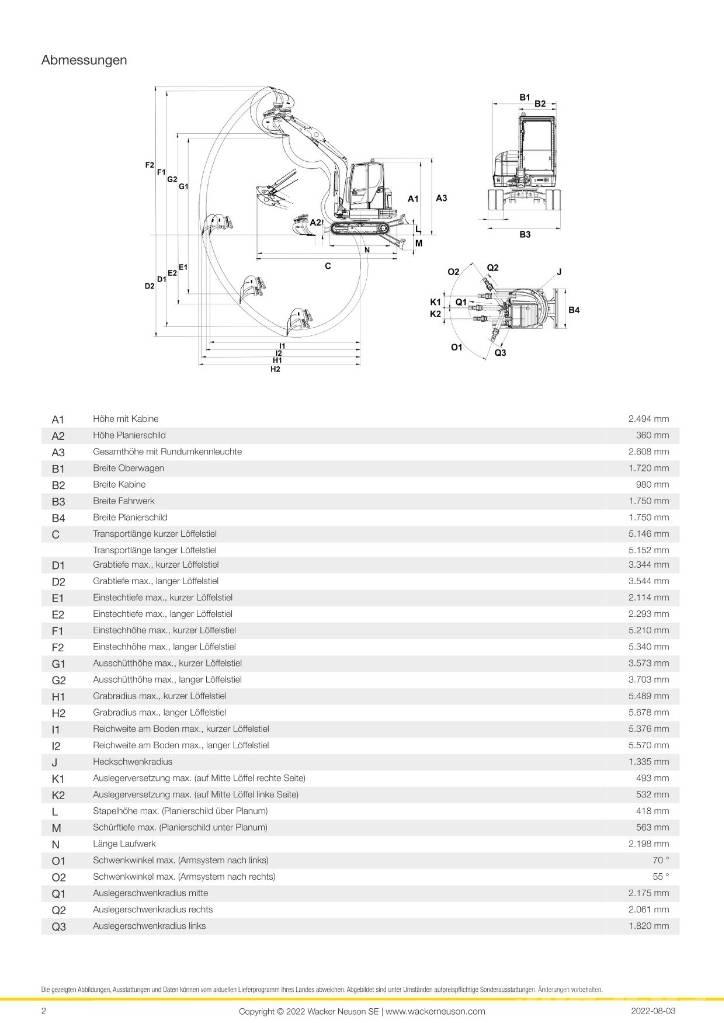 Wacker Neuson ET 42 Bandgrävare
