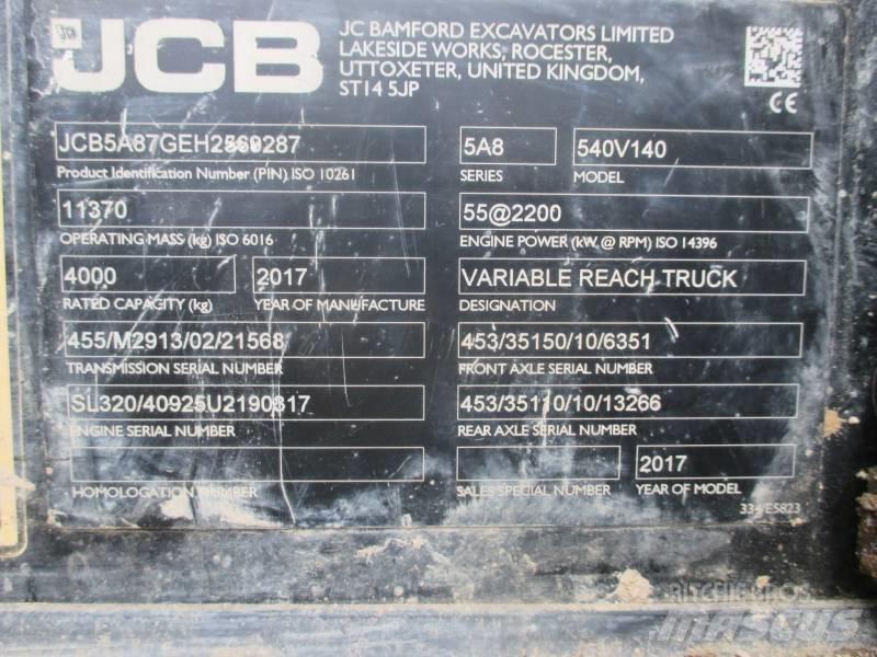JCB 540-140 Teleskoplastare