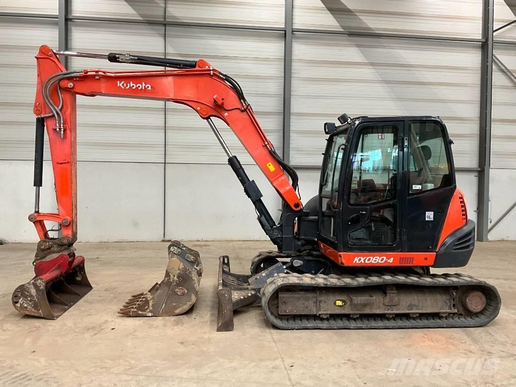 Kubota KX 080-4 Midigrävmaskiner 7t - 12t