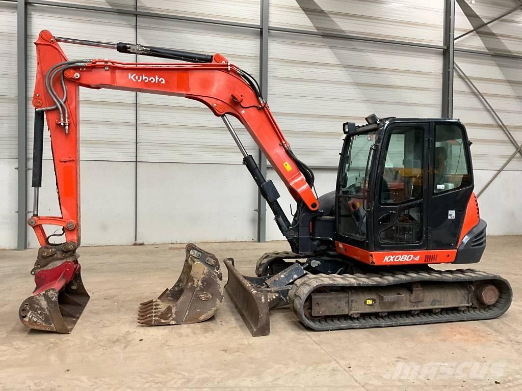 Kubota KX 080-4 Midigrävmaskiner 7t - 12t