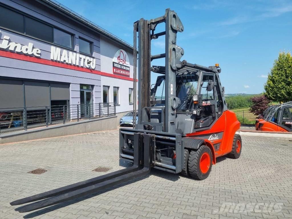 Linde H80T-01/900 Gasolmotviktstruckar