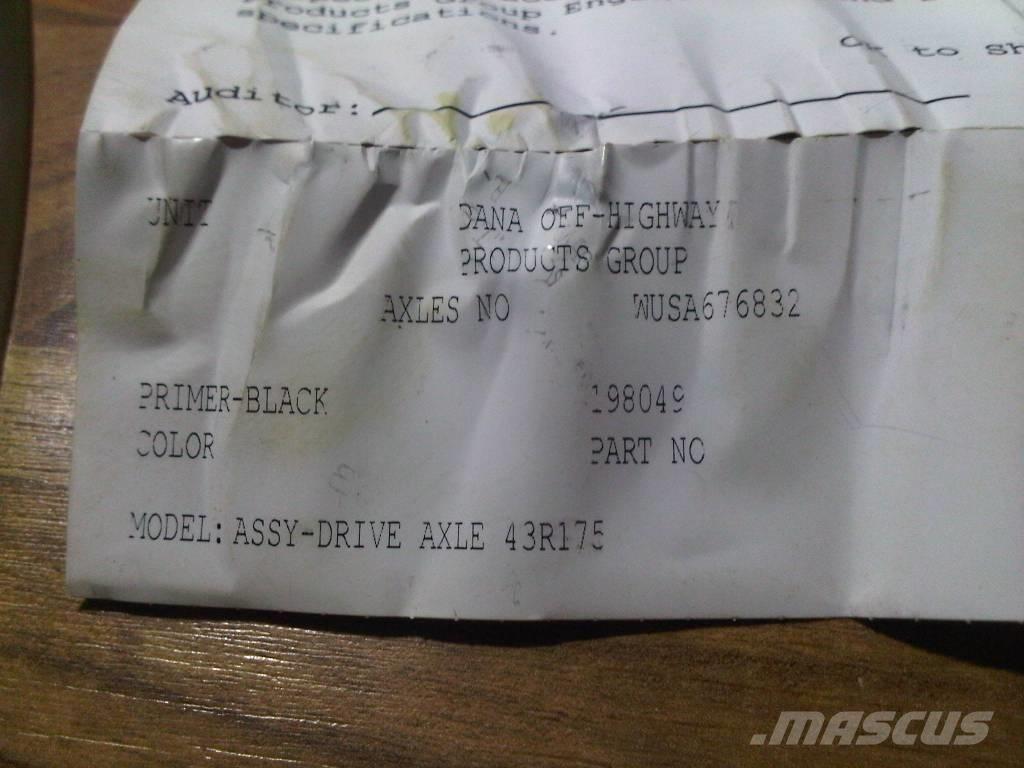  Dana Spicer 43R175 Hjulaxlar
