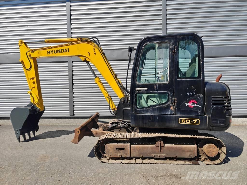 Hyundai R 60-7 Minigrävare < 7t