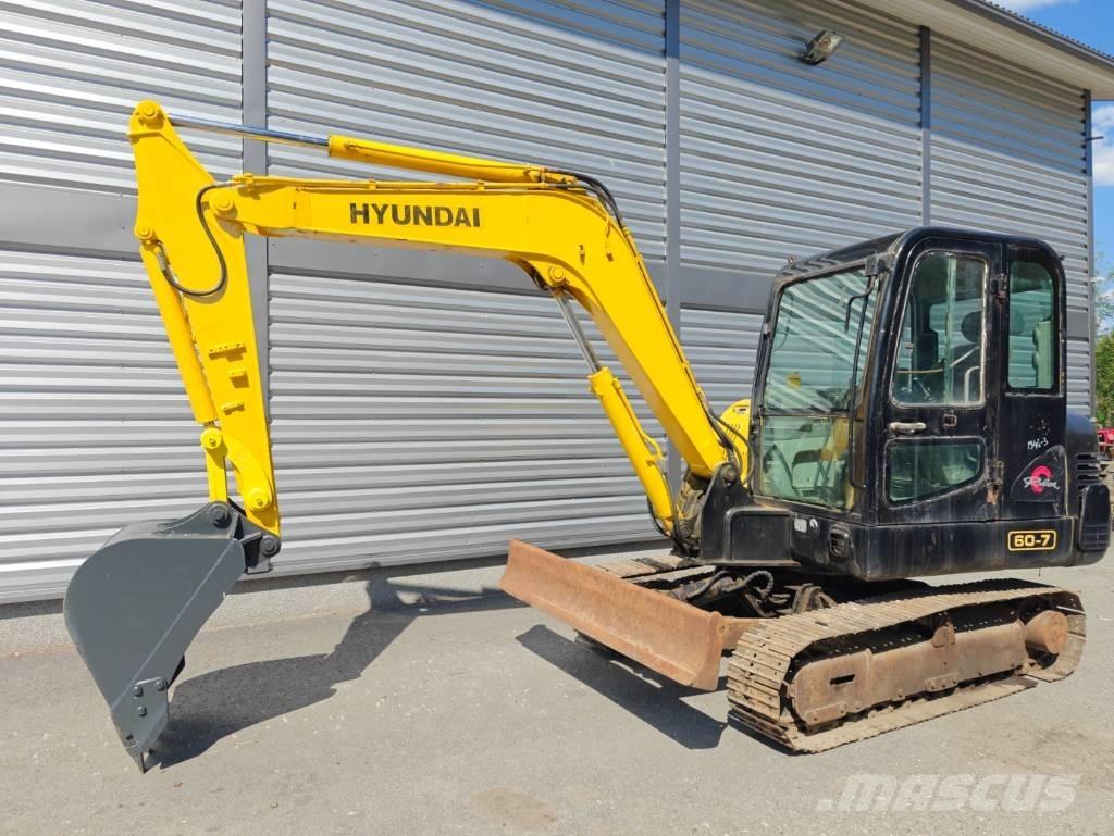 Hyundai R 60-7 Minigrävare < 7t