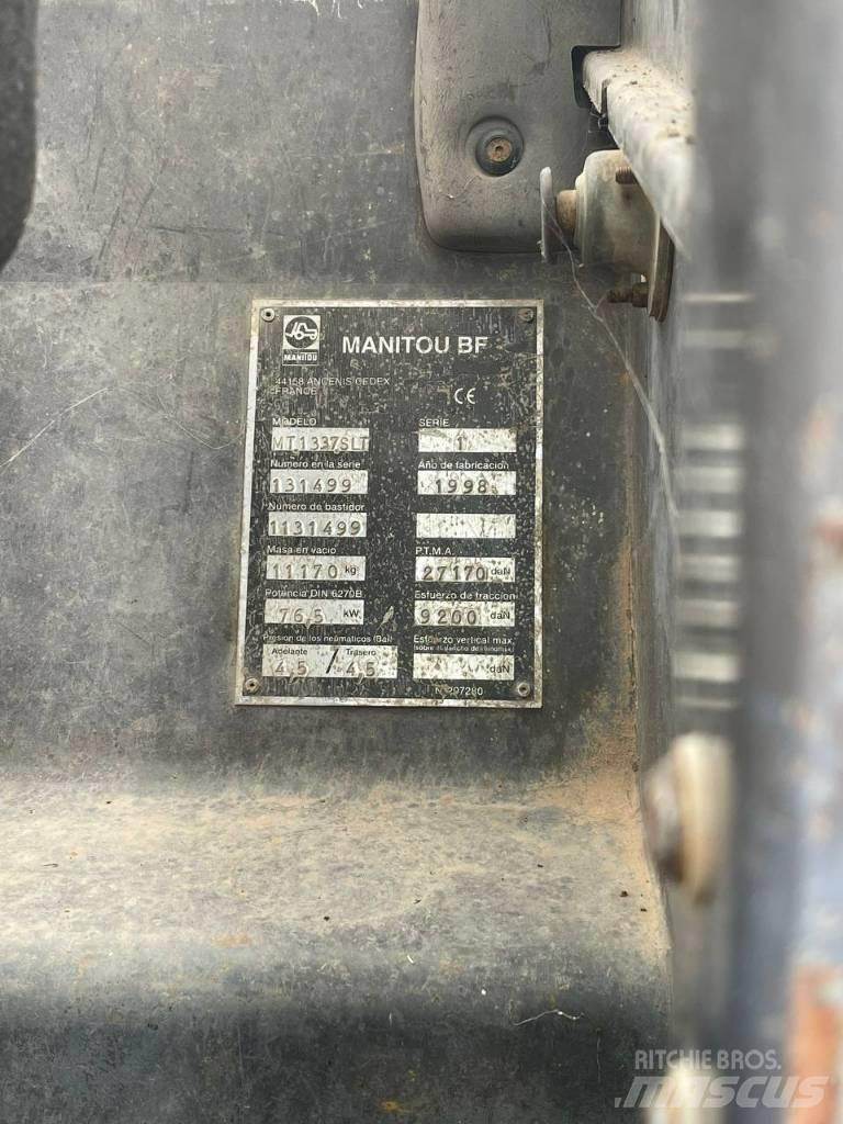 Manitou MT 1337 SL T Teleskoplastare