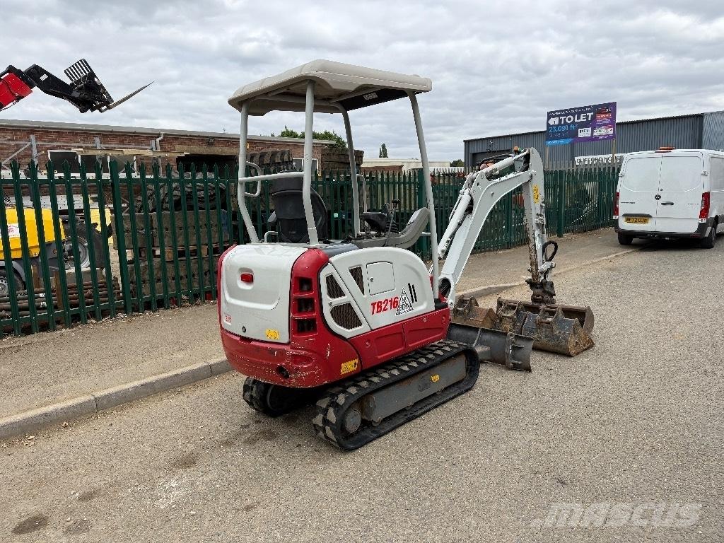 Takeuchi TB 216 Minigrävare < 7t