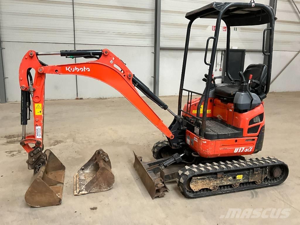 Kubota U 17-3 A Minigrävare < 7t