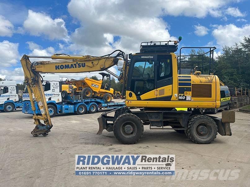 Komatsu PW 160 Hjulgrävare