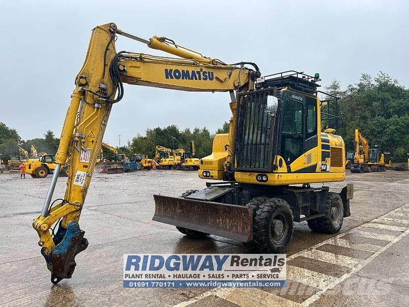 Komatsu PW 160 Hjulgrävare