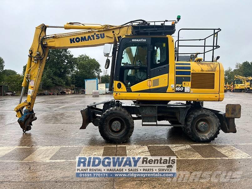 Komatsu PW 160 Hjulgrävare
