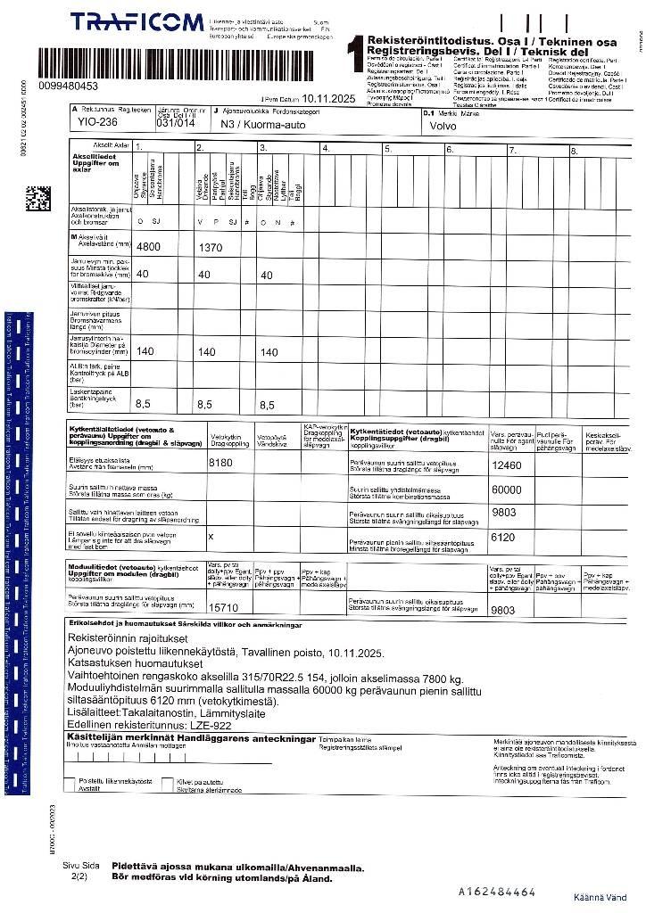 Volvo FH 13 Skåpbilar