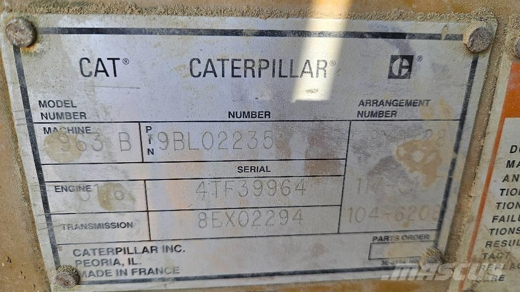 CAT 963 B Bandlastare