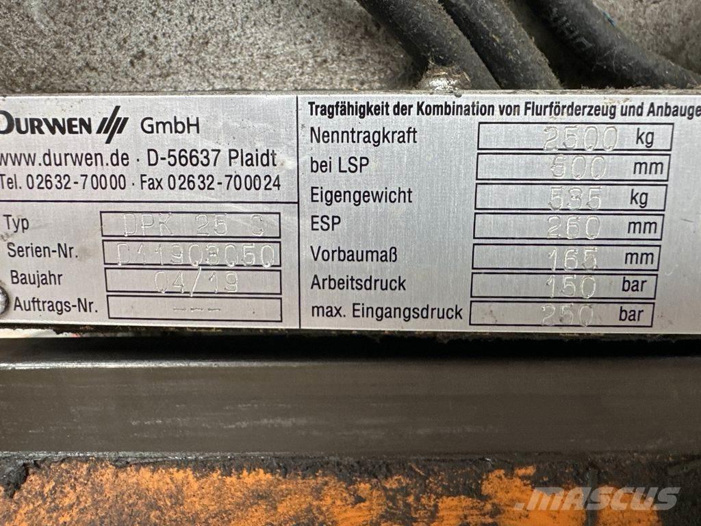 Durwen DPK25C Entreprenad - Övrigt