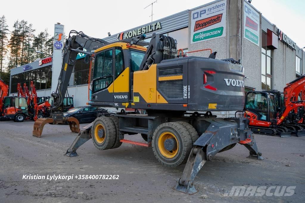 Volvo EW 200 E MH Avfalls / industri hantering