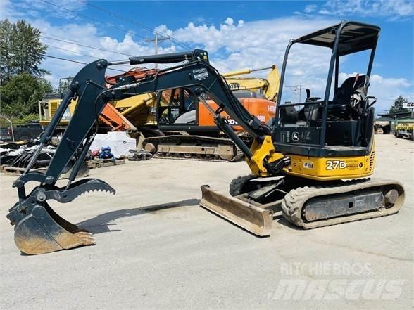 John Deere 27D Minigrävare < 7t