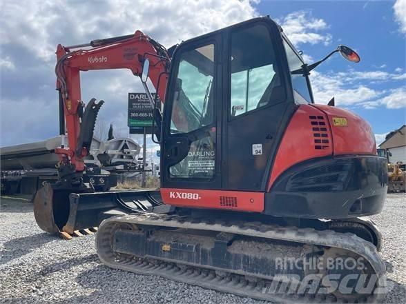Kubota KX080-4 Bandgrävare