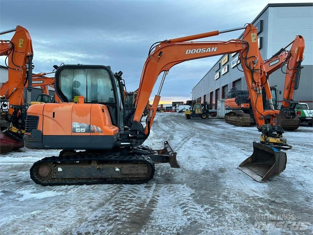 Doosan dx55 Minigrävare < 7t