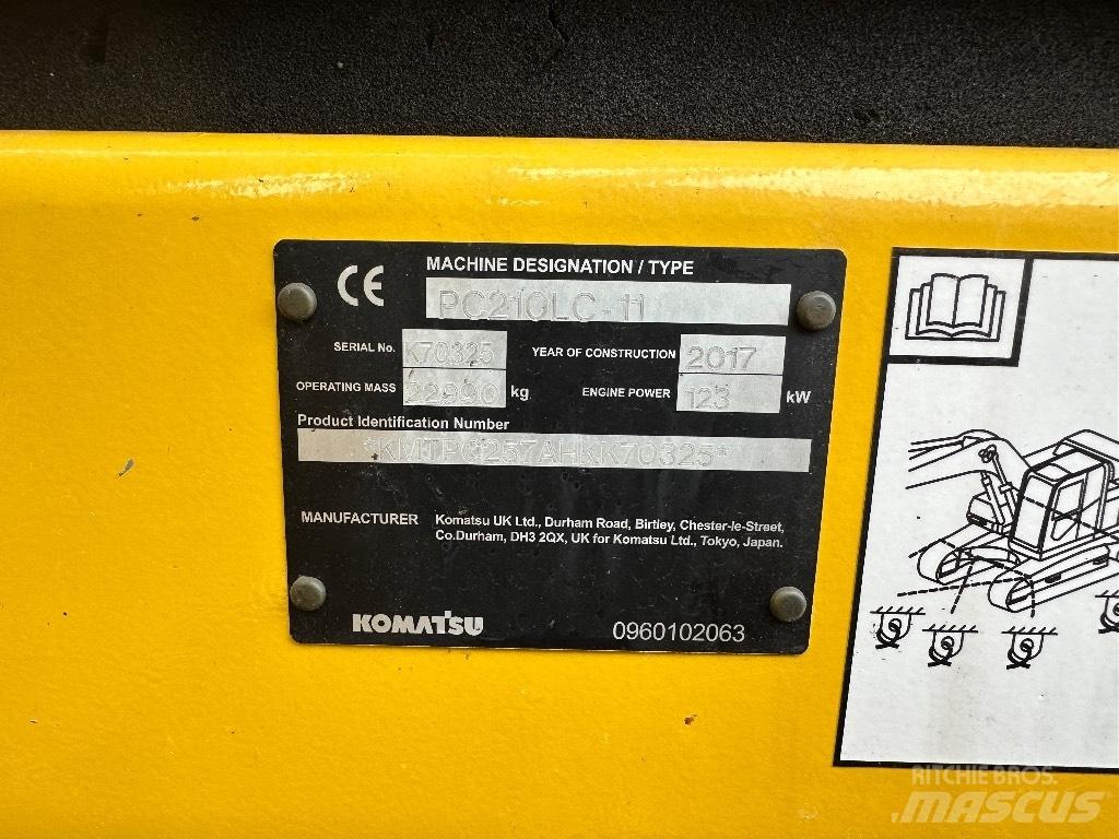 Komatsu PC 210 LC-11 Bandgrävare