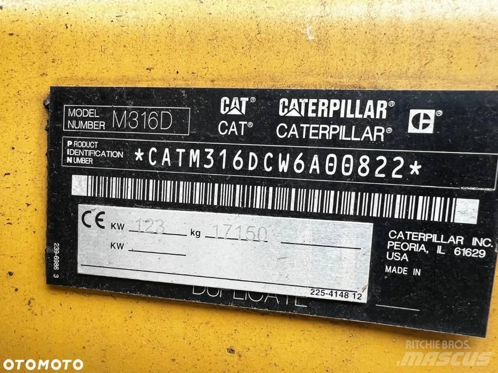 CAT M 316 D Hjulgrävare