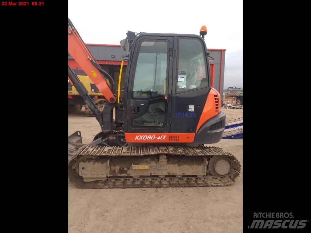 Kubota KX 080-4 Midigrävmaskiner 7t - 12t