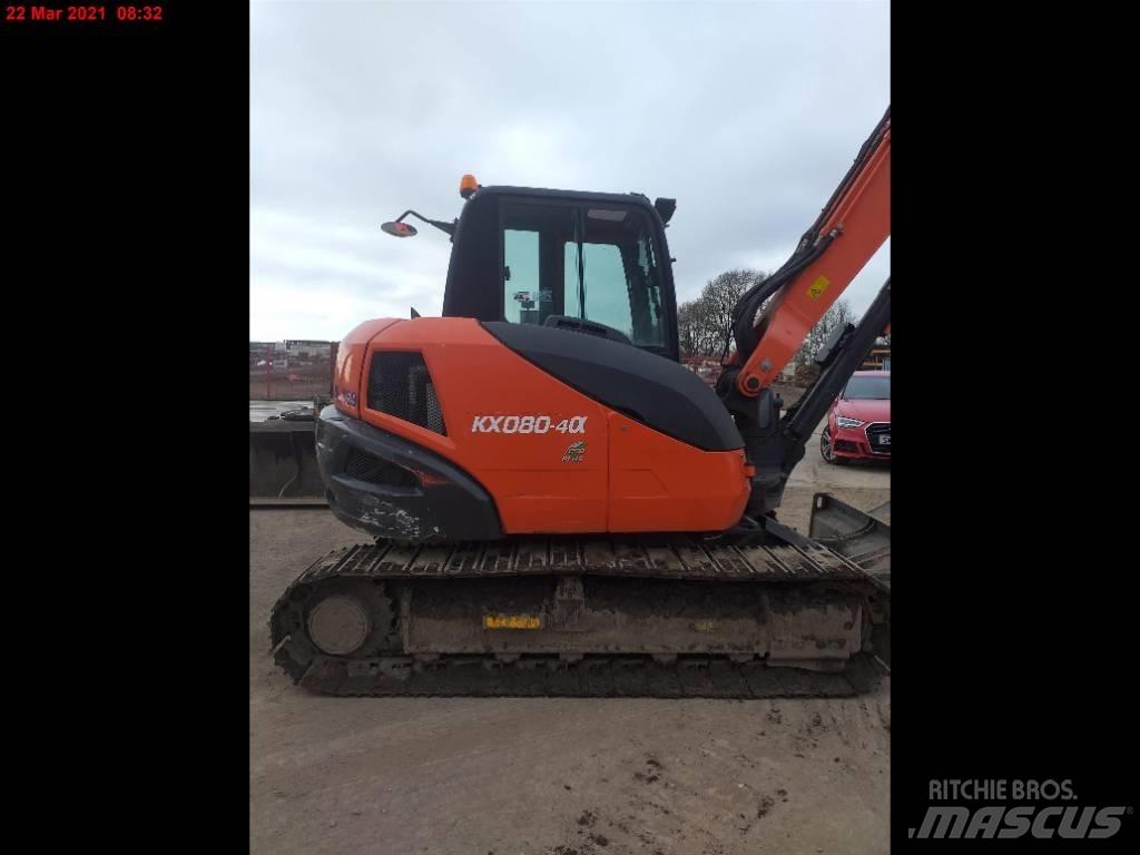 Kubota KX 080-4 Midigrävmaskiner 7t - 12t