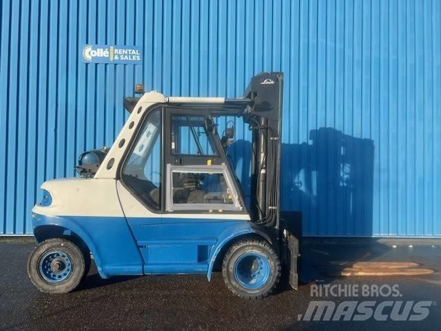 Linde H80T Gasolmotviktstruckar