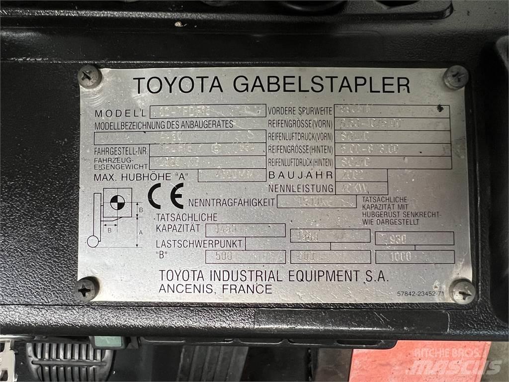 Toyota 02-7FDF15 Dieselmotviktstruckar