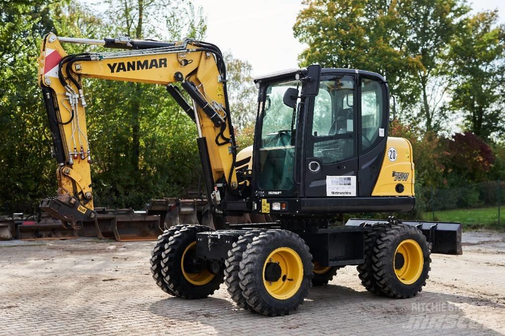 Yanmar B 75 W Hjulgrävare