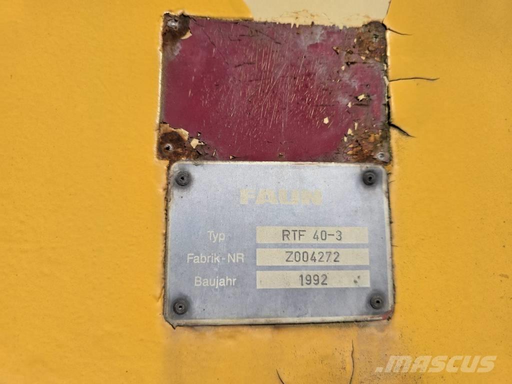 Faun RTF 40-3 Allterrängkranar