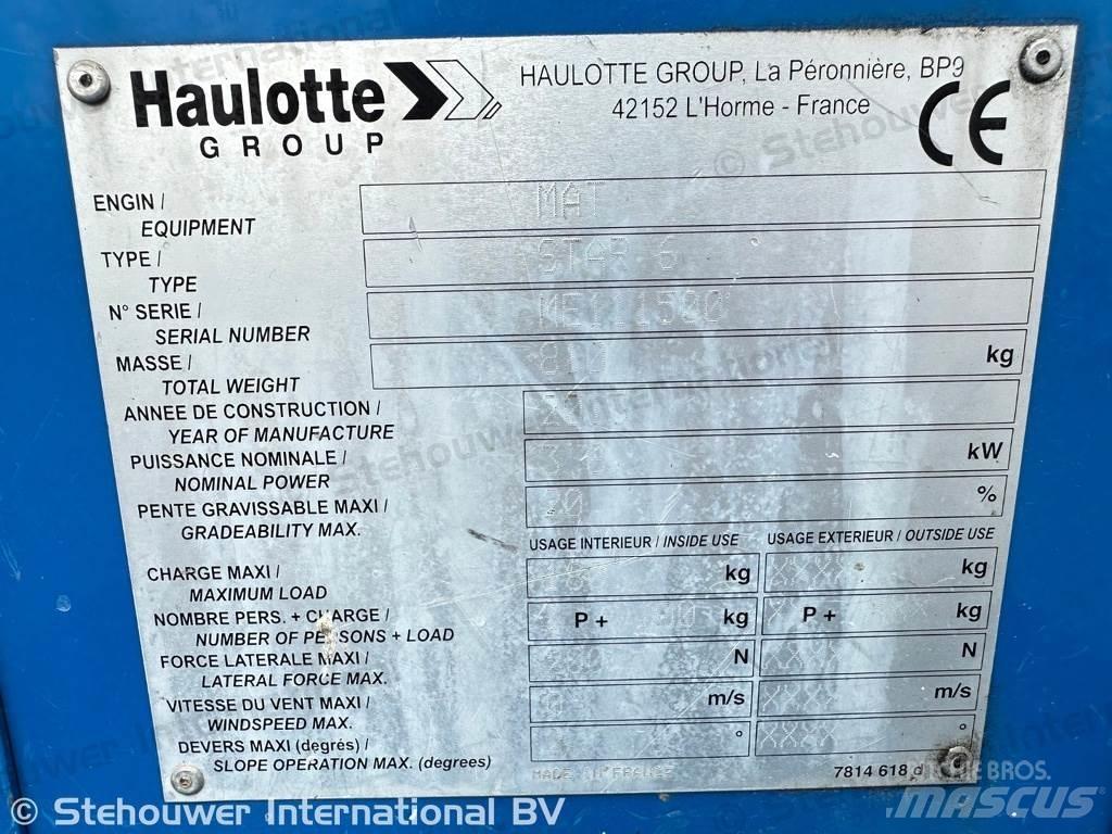 Haulotte Star 6 Övriga personliftar